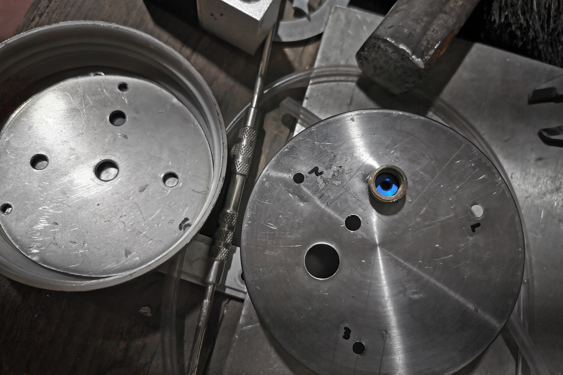valve holes