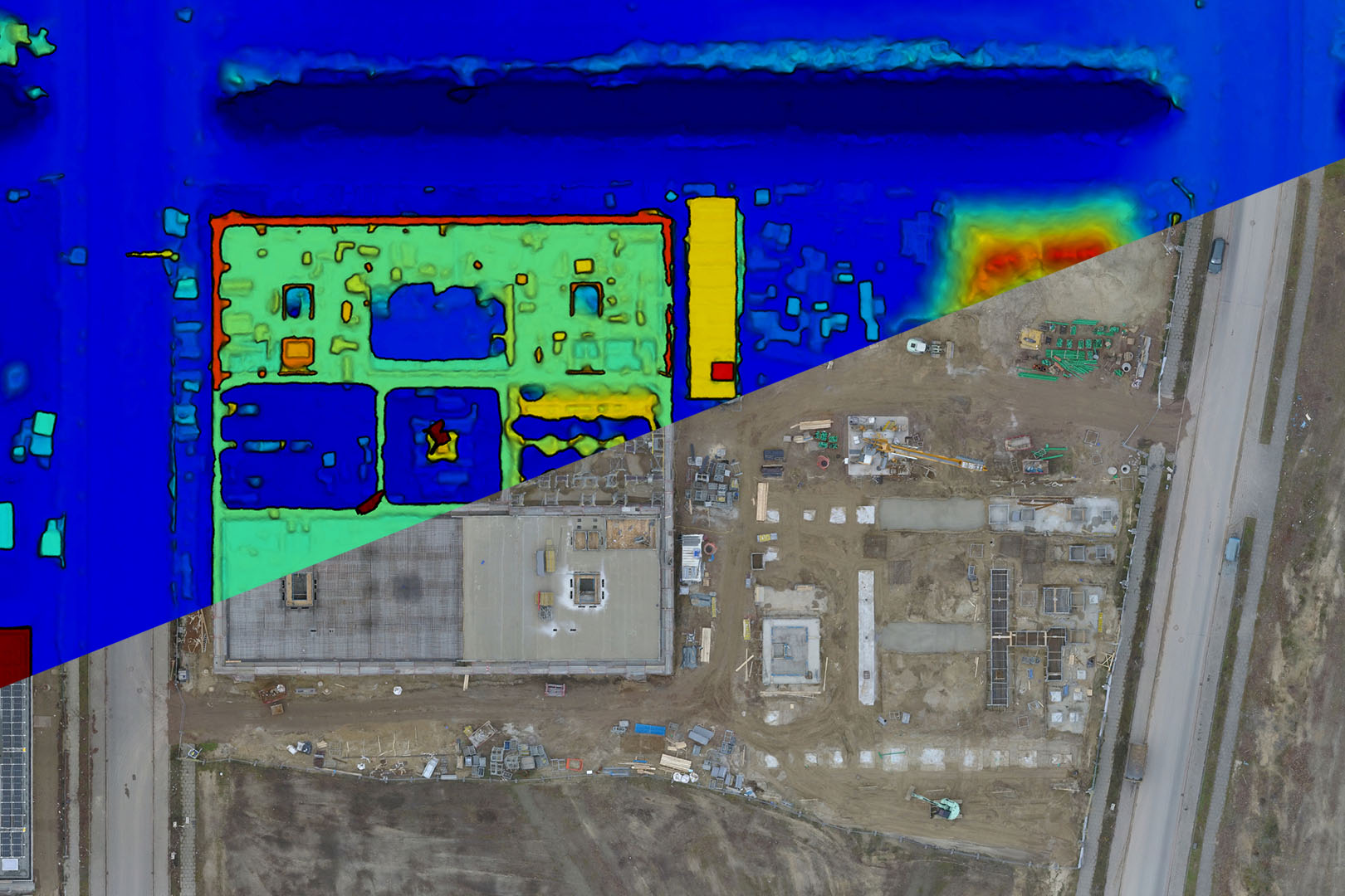 drone elevation map