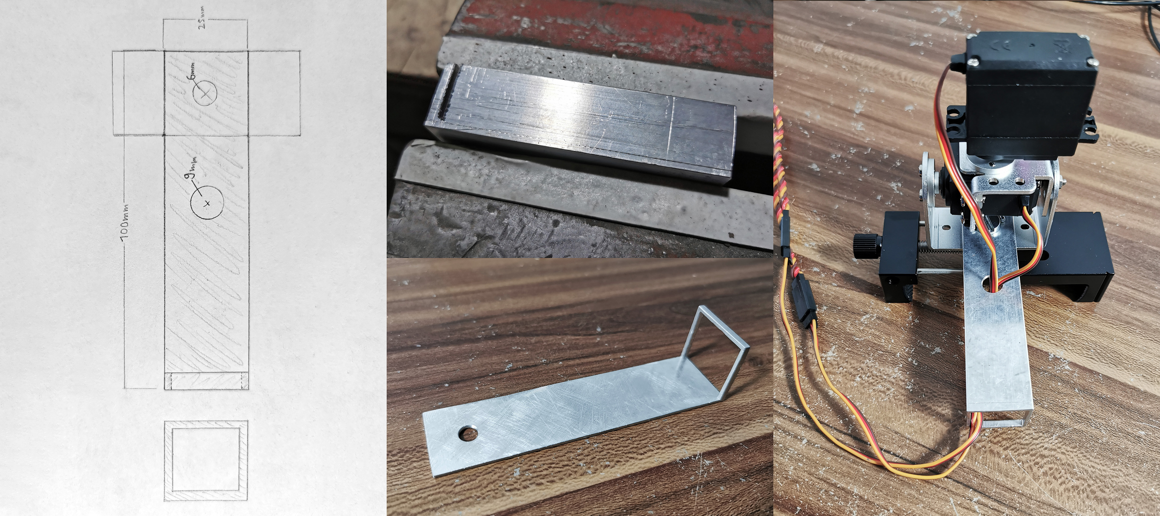 Cable channel mounted under projector