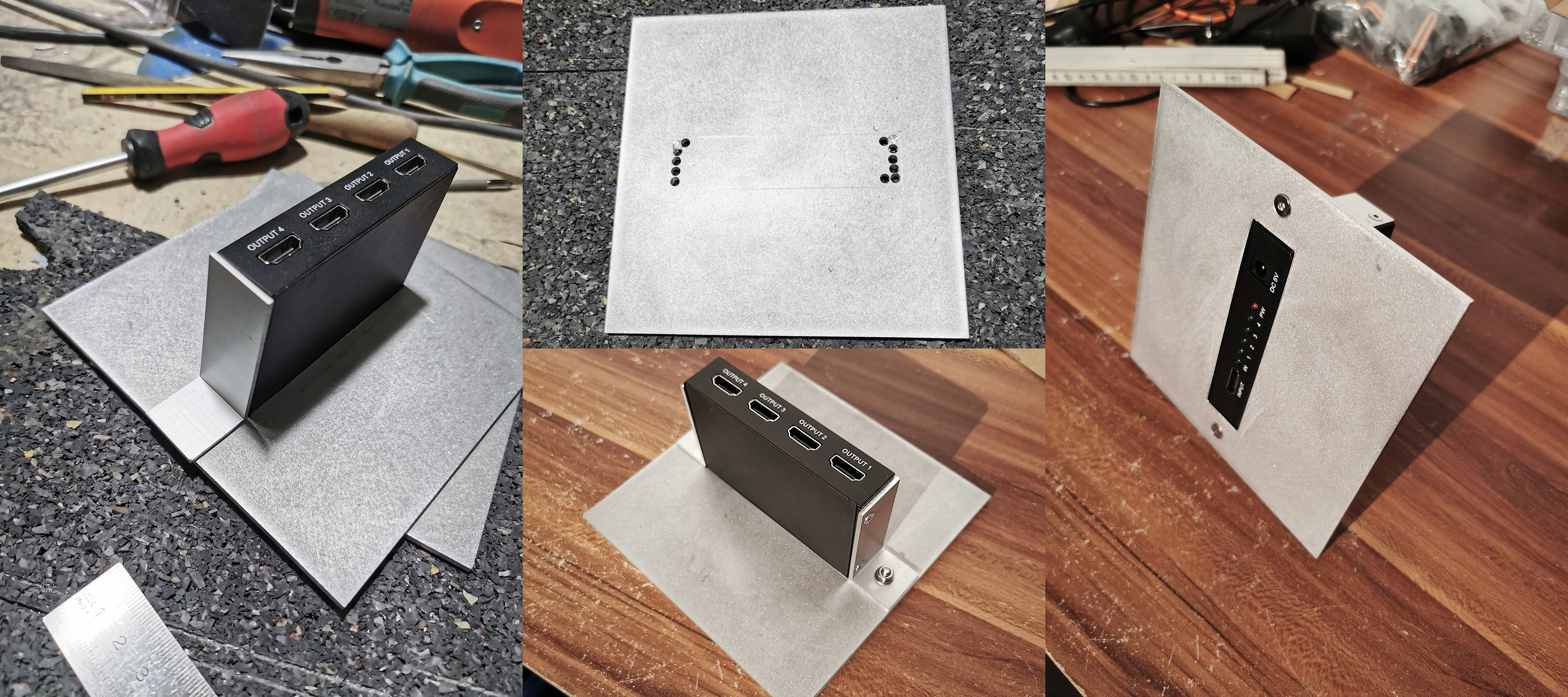 Electronics box installation