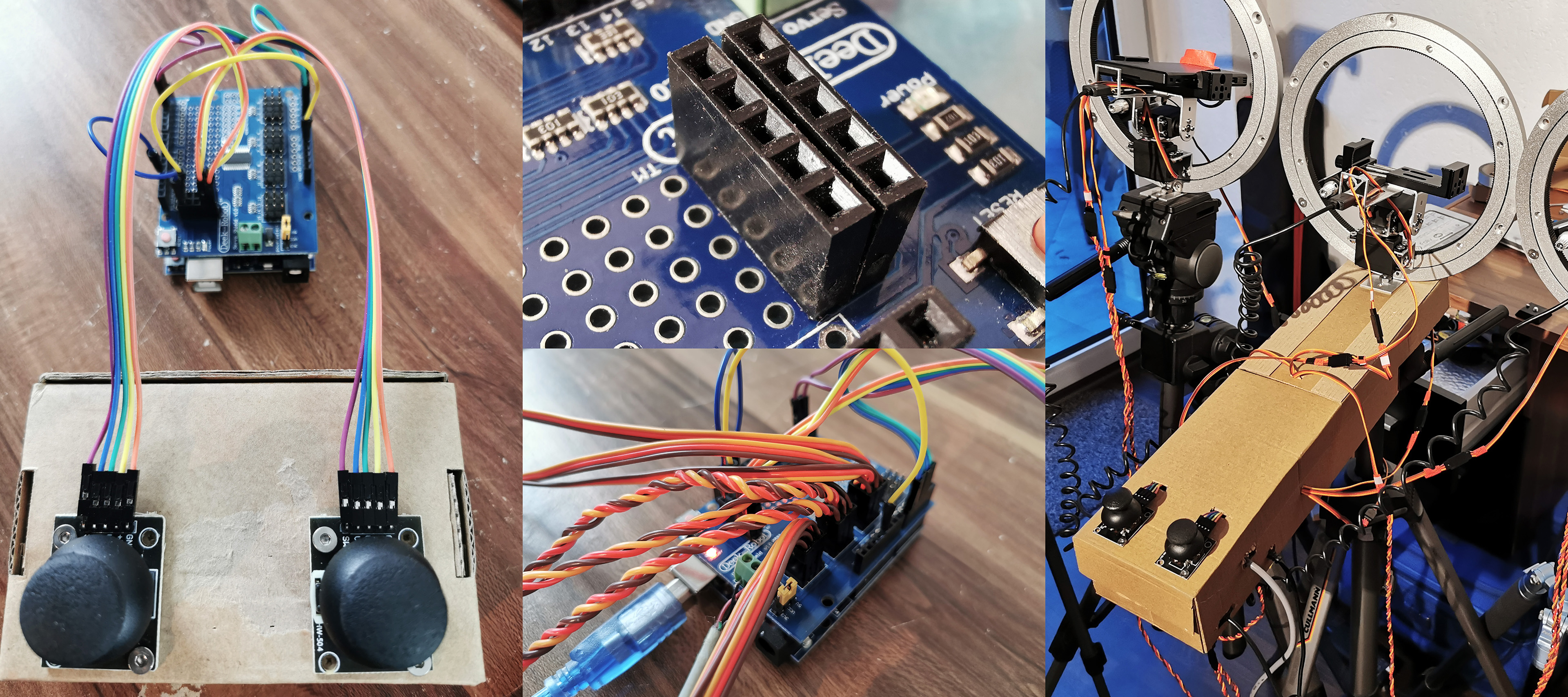 Microcontroller with servo connections