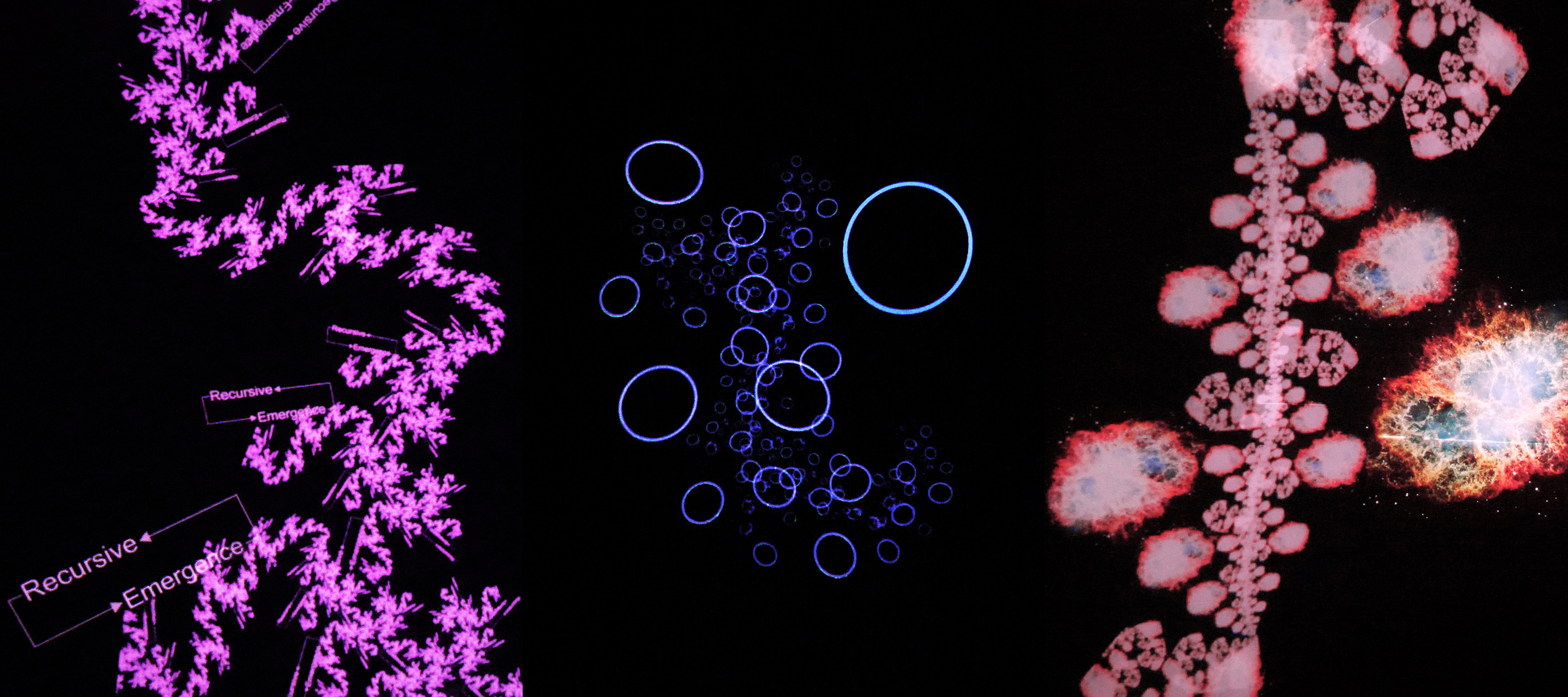 Projecting images into the loop