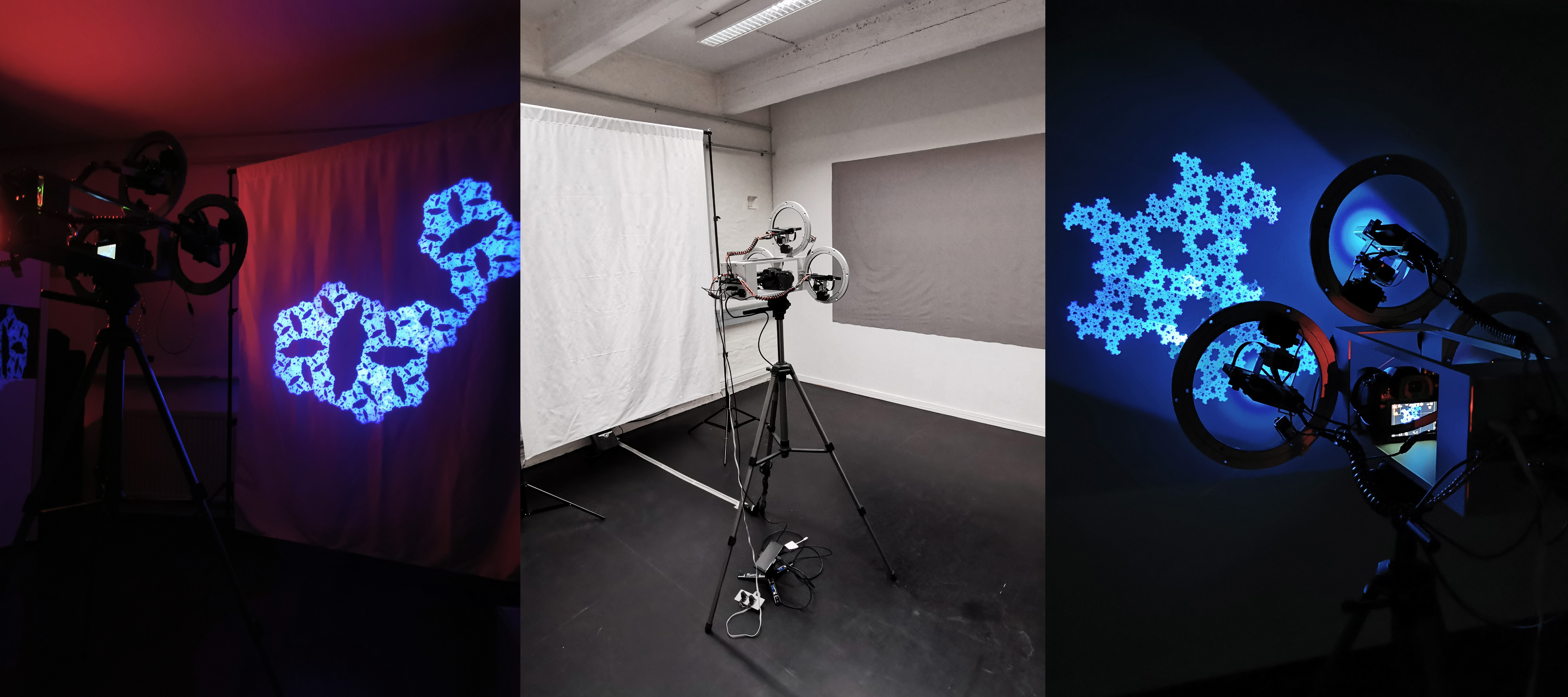 Testing different projection screens