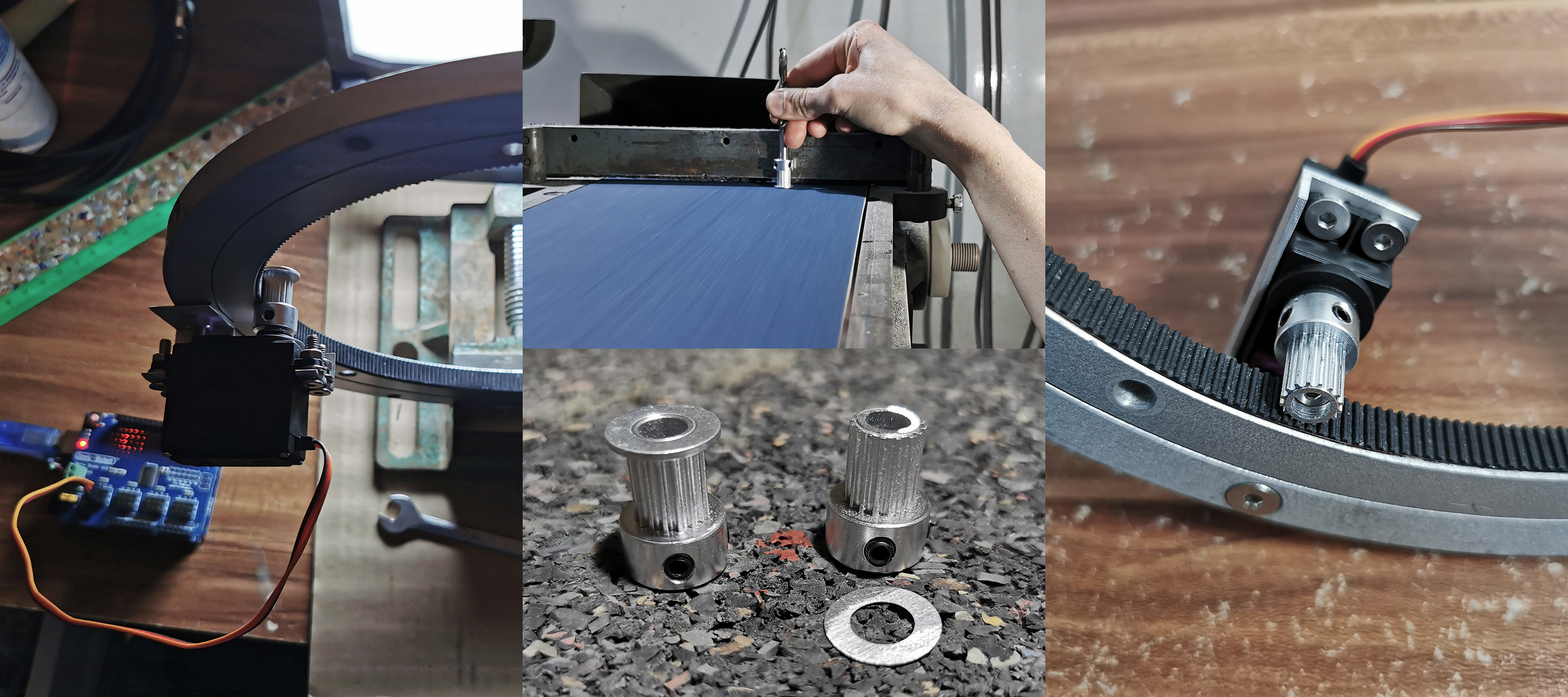 Ring servo with pulley